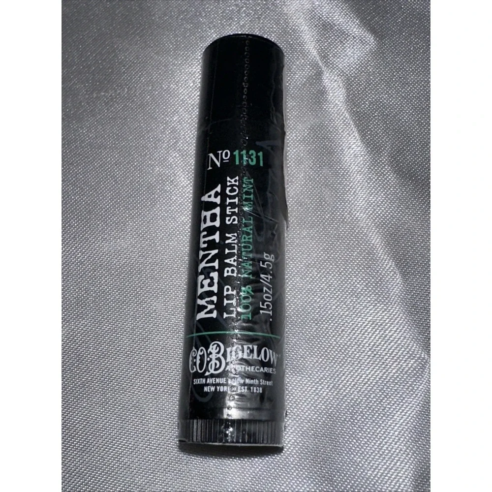 C.O Bigelow Mentha Lip‎ Balm Stick 100% Natural Mint 1131 New